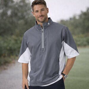 FootJoy Hydrolite Golf Windbreaker Short Sleeve Pullover Mens M